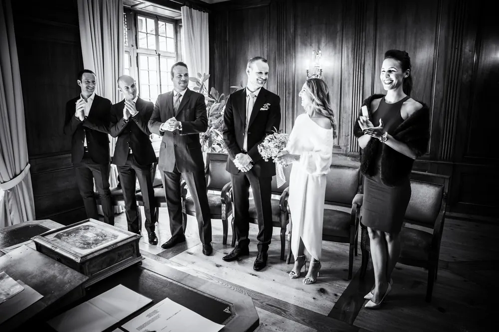 Soirée de mariage dansante — photo de reportage
